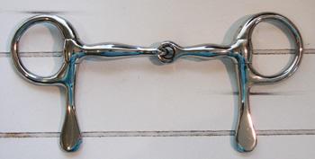 Half Cheek Snaffle with Jointed Mouthpiece